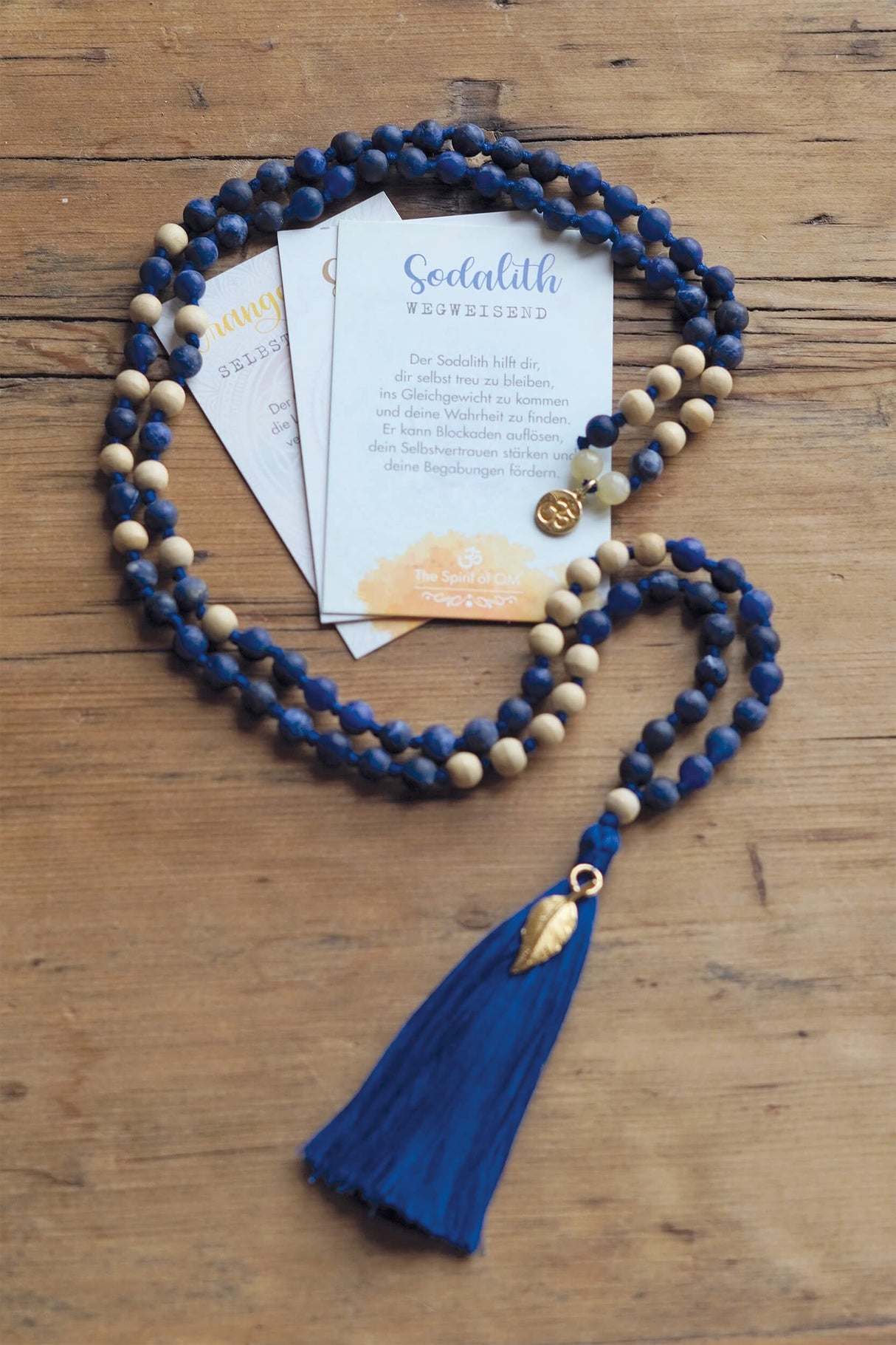 Mala Sodalith (Länge: ca. 50  cm) - YOGISHOP
