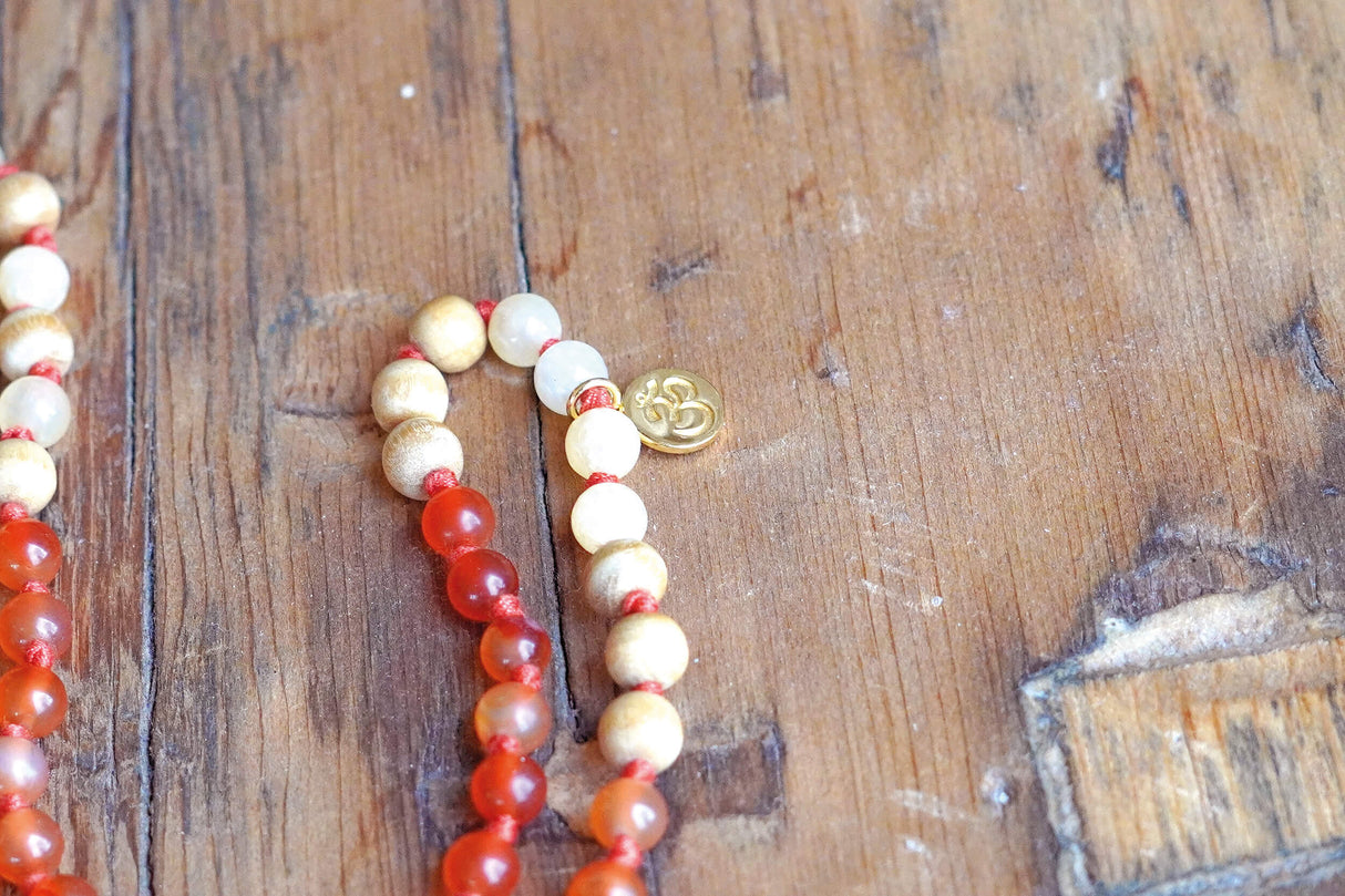 Mala Carneol (Länge: ca. 50 cm) - YOGISHOP