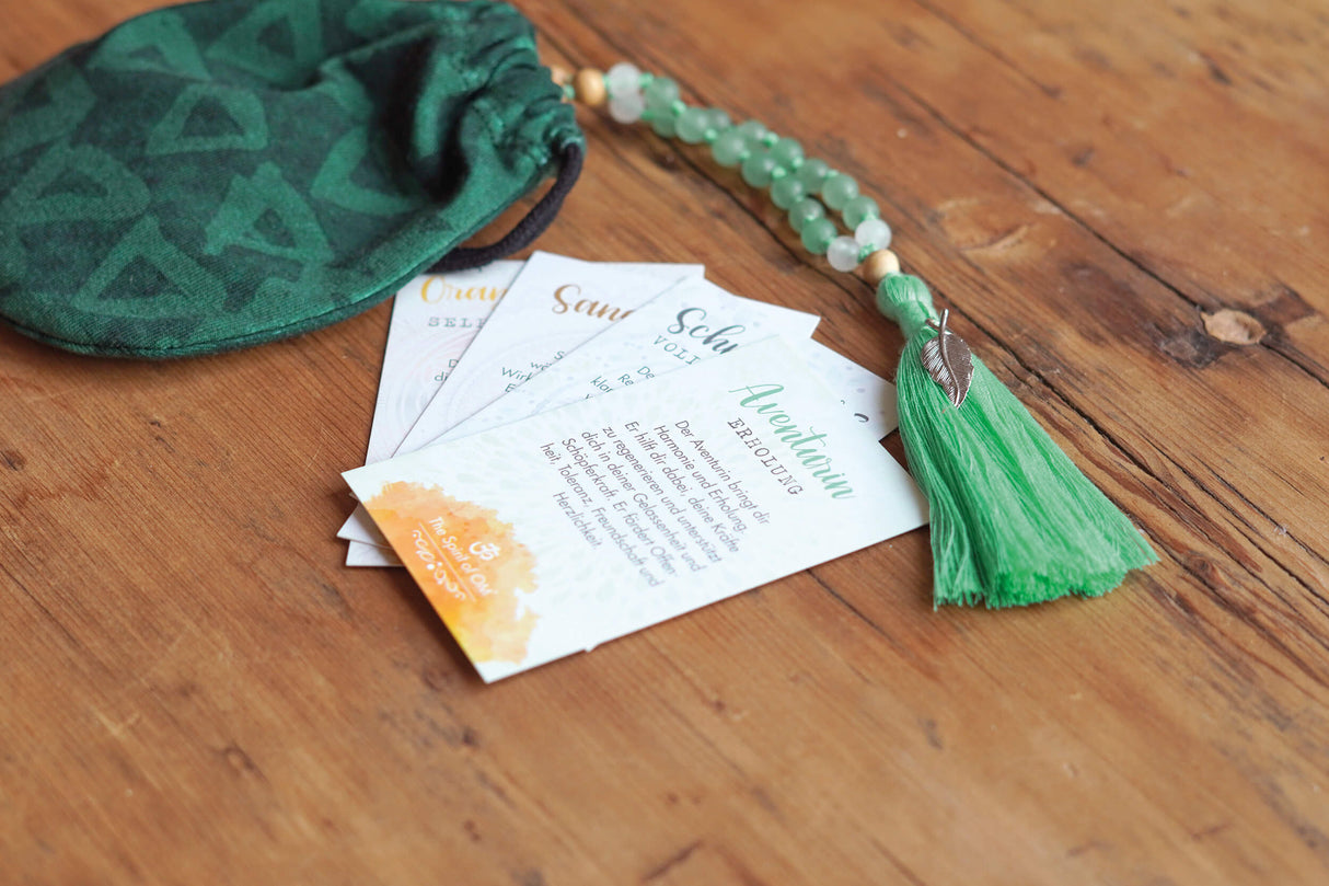 Mala Aventurin (Länge: ca. 50 cm) - YOGISHOP