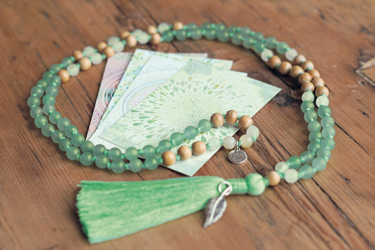 Mala Aventurin (Länge: ca. 50 cm) - YOGISHOP