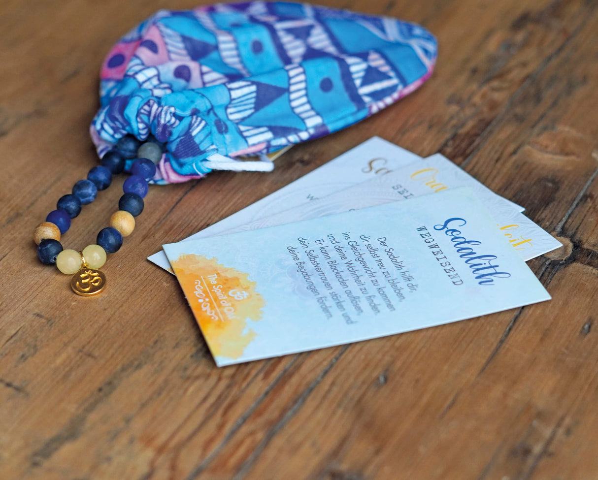 Armband Sodalith (Größe: Medium 16,7 cm) - YOGISHOP