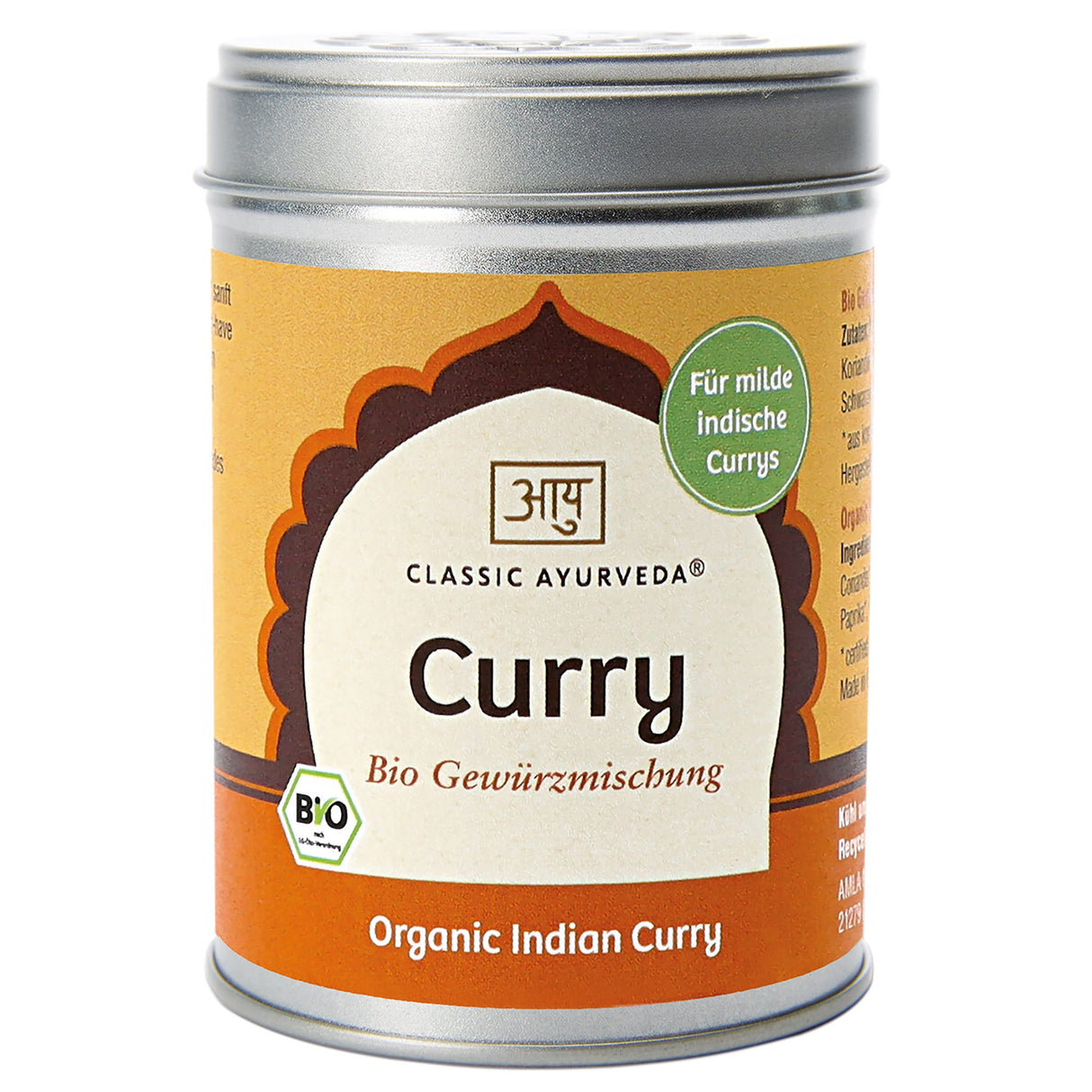 Bio Curry Gewürzmischung, 80 g - YOGISHOP