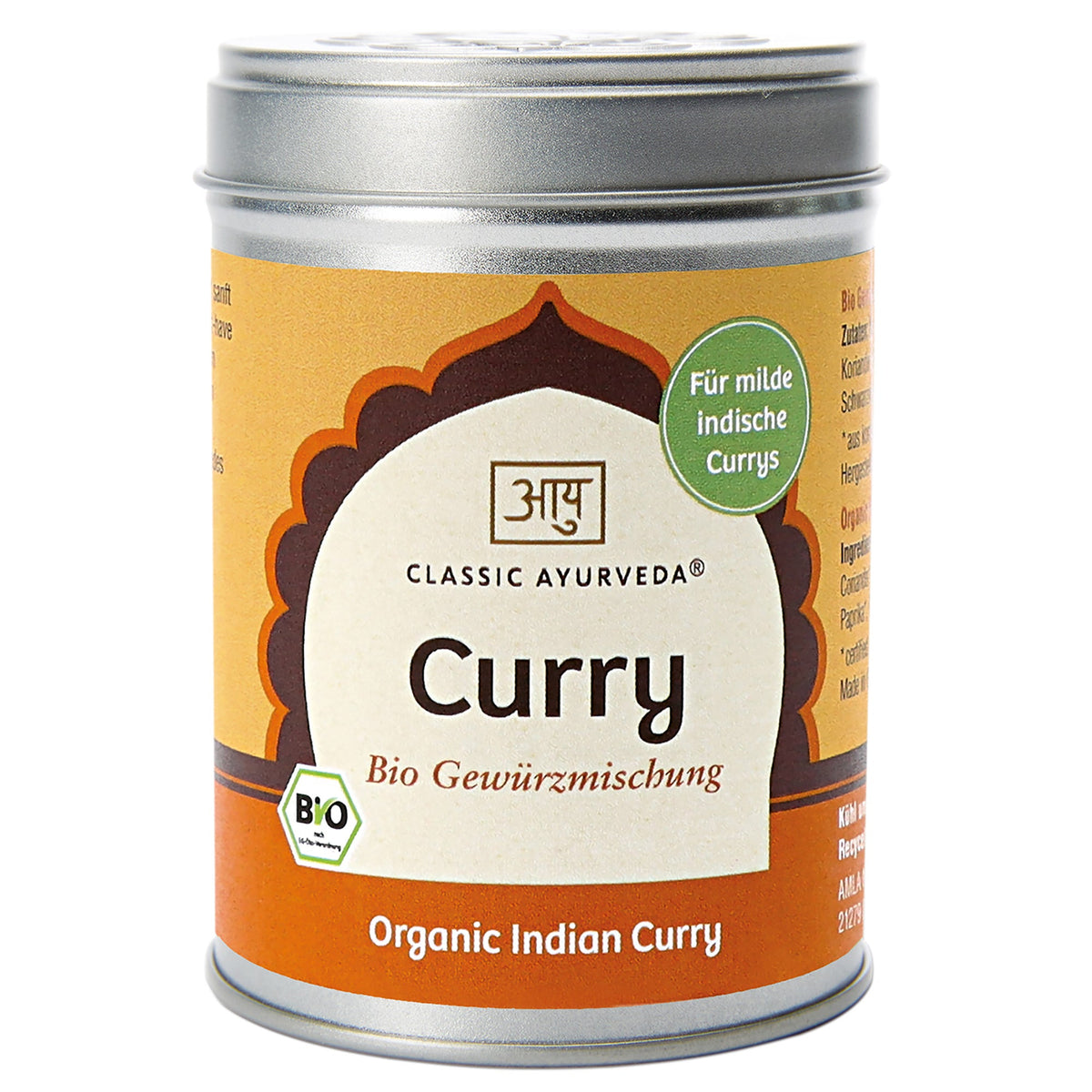 Bio Curry Gewürzmischung, 80 g