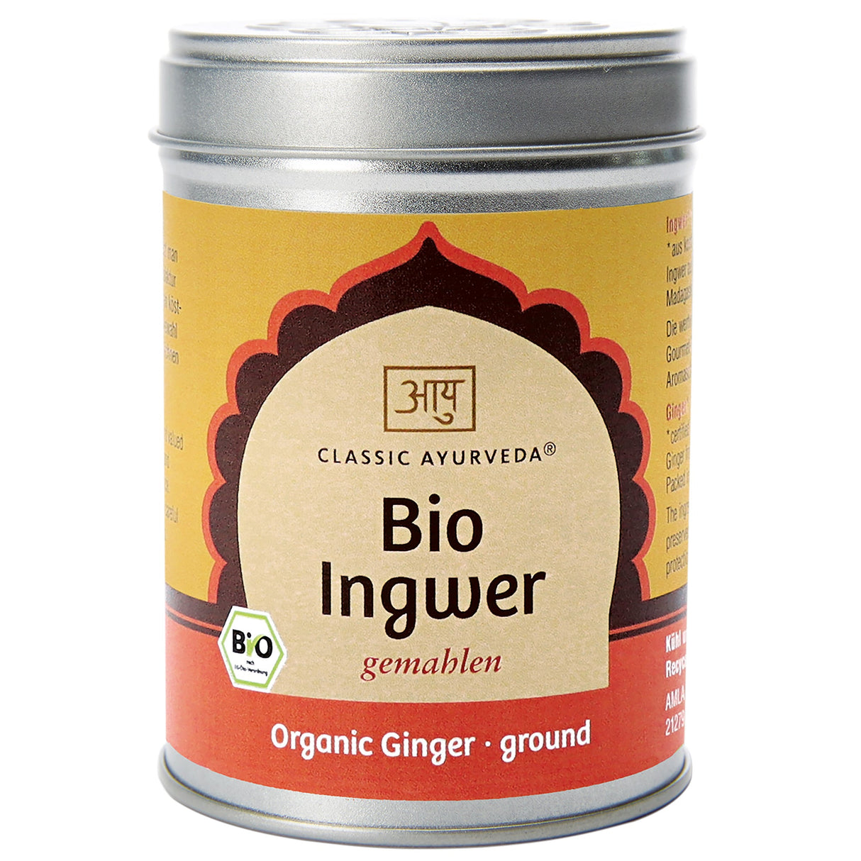 Bio Ingwer gemahlen, 80 g - YOGISHOP