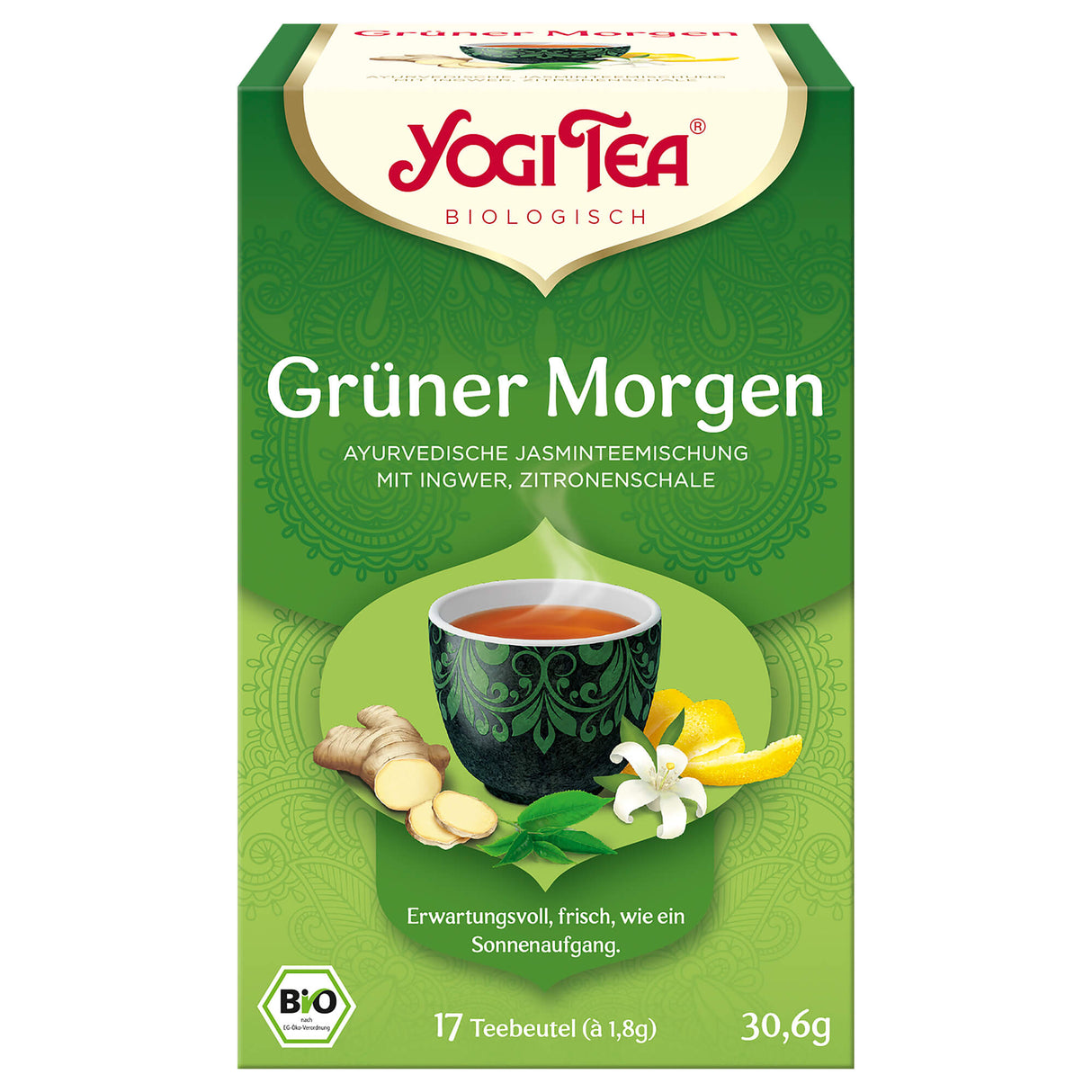 Bio Grüner Morgen Teemischung, 30,6 g