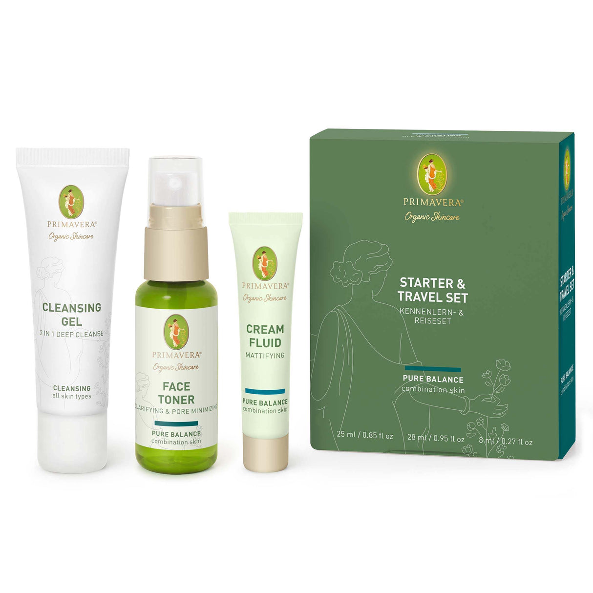 Starter & Travel Set Pure Balance, 61 ml - YOGISHOP