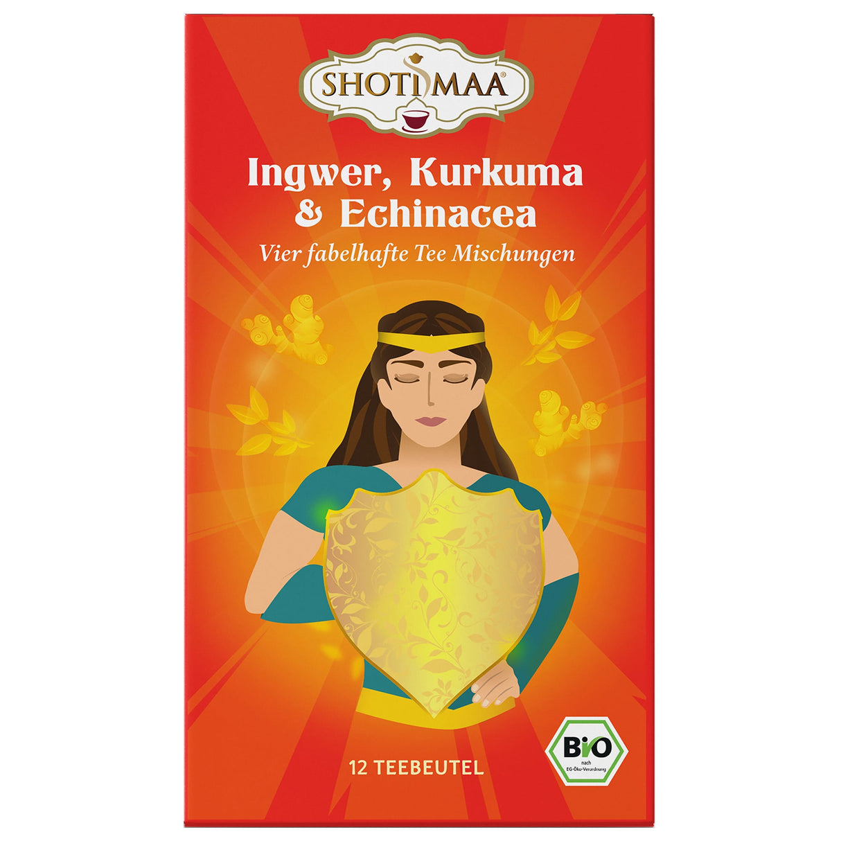 Bio Golden Shield Probier- & Geschenk-Box 12 Beutel, 24 g - YOGISHOP