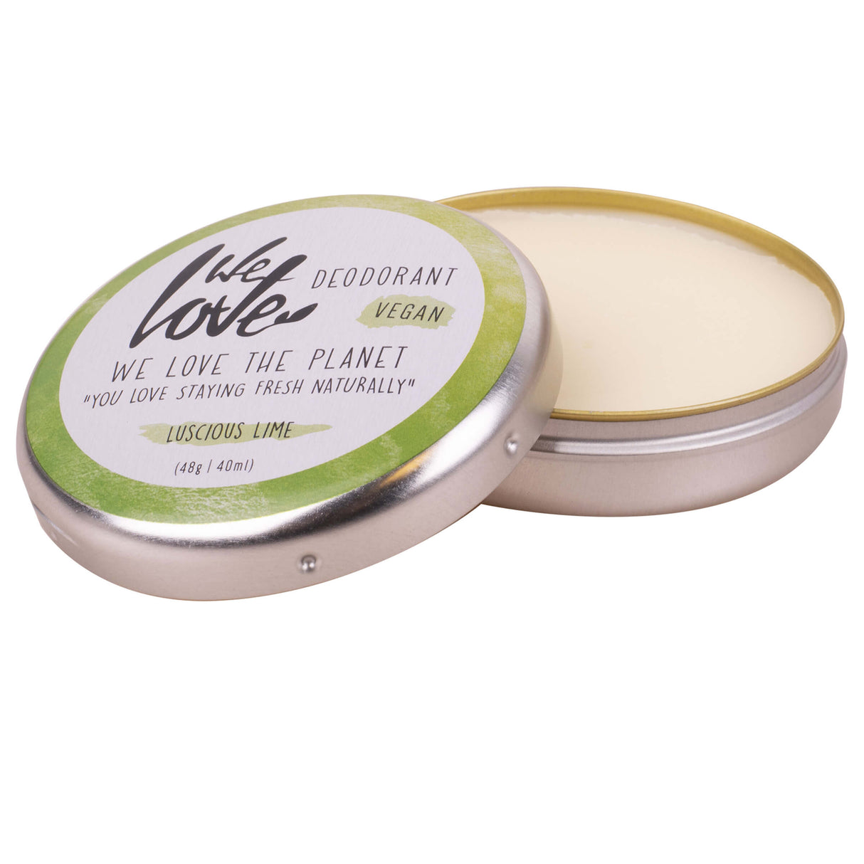 Natürliche Deocreme Luscious Lime, 48 g - YOGISHOP