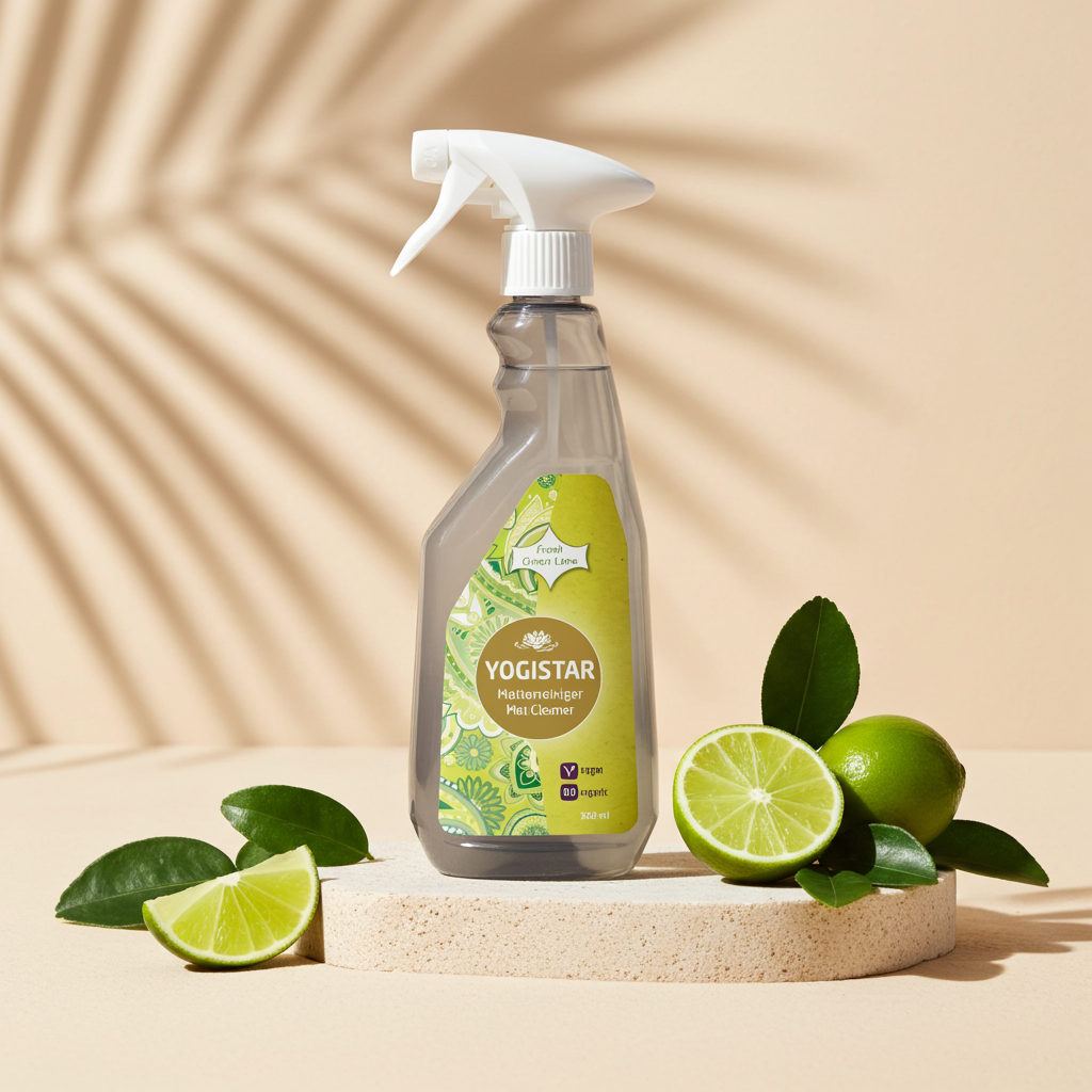 Bio Yogamatten-Reiniger - fresh green lime - 500 ml - YOGISHOP