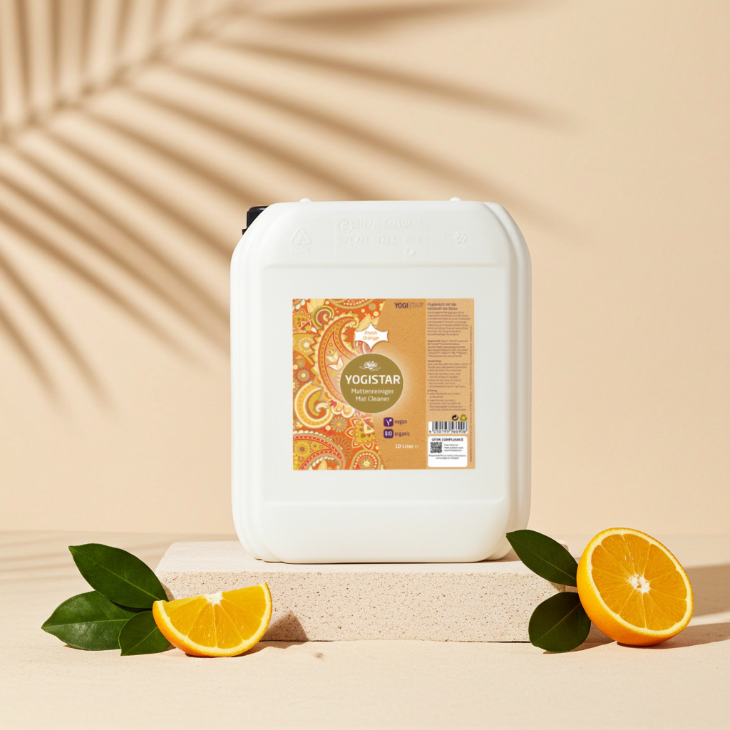 Bio Yogamatten-Reiniger - fresh orange - 10 l - YOGISHOP