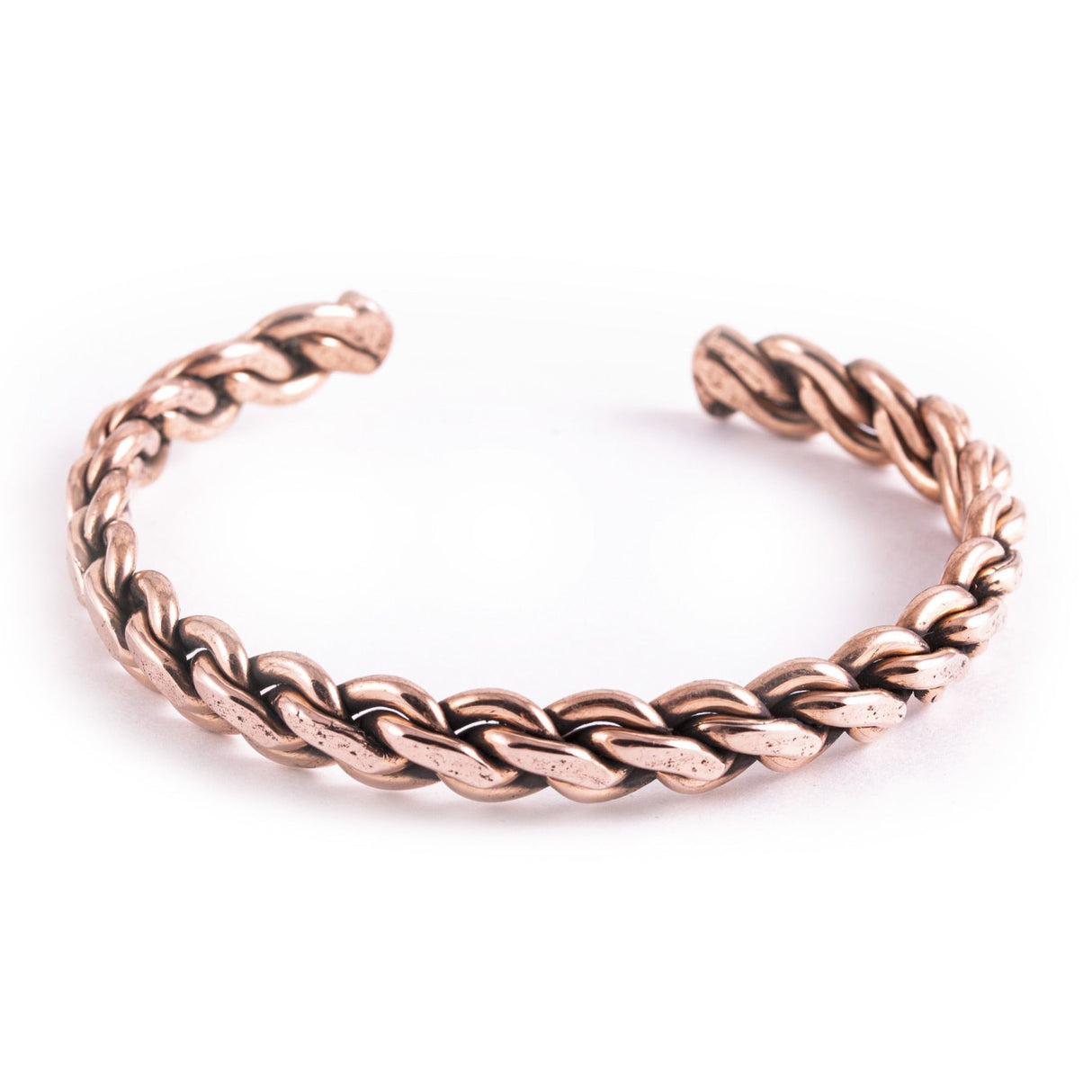 Geflochtener Kupferarmreif - AYURDEVA