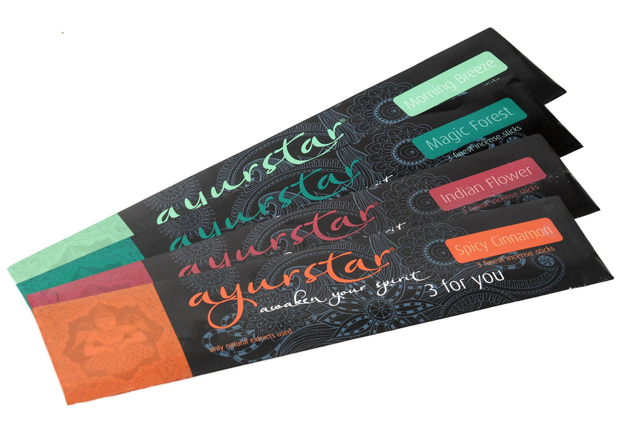 Räucherstäbchen Probierpackung - 3 for you - Set 2 - YOGISHOP