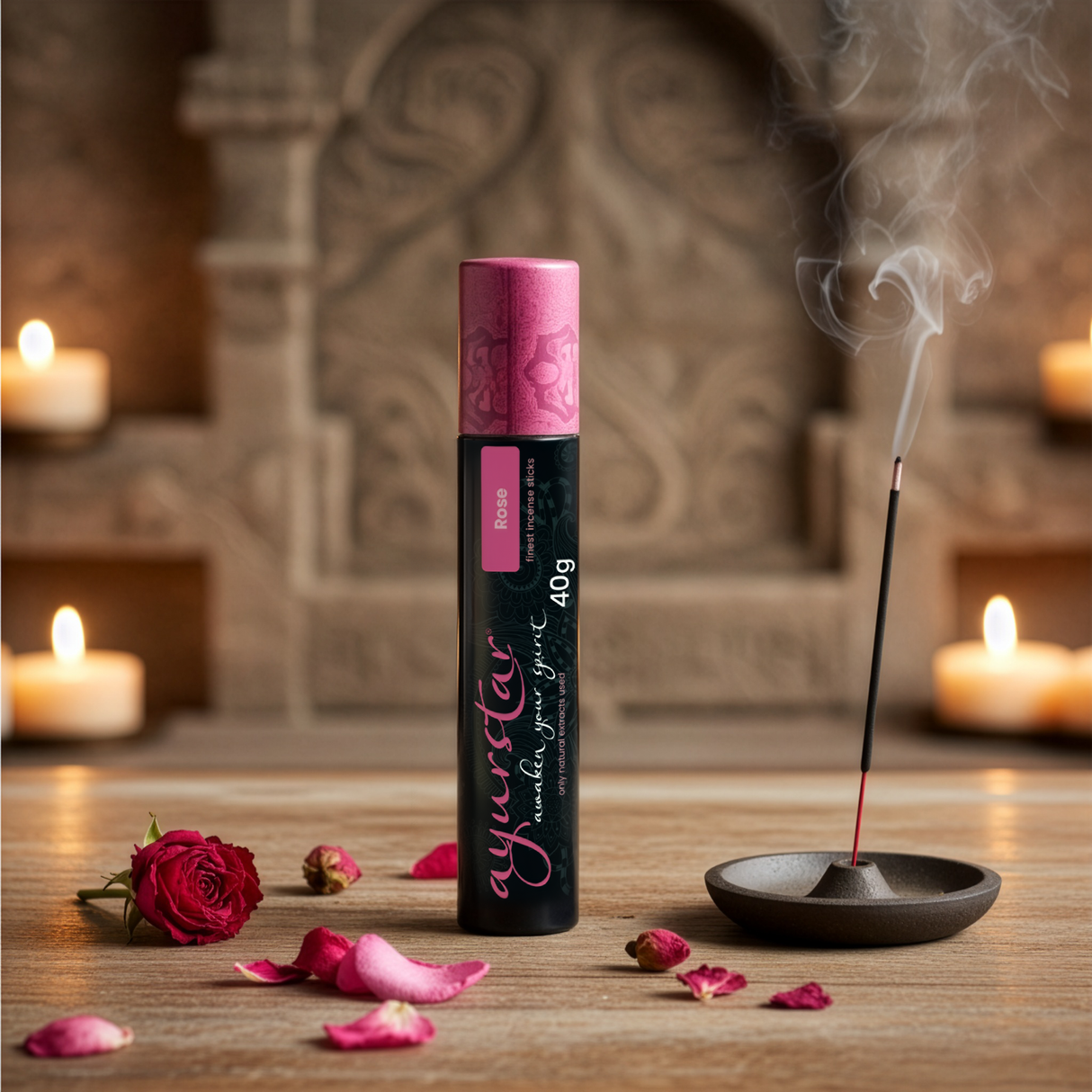 Räucherstäbchen - Rose - YOGISHOP