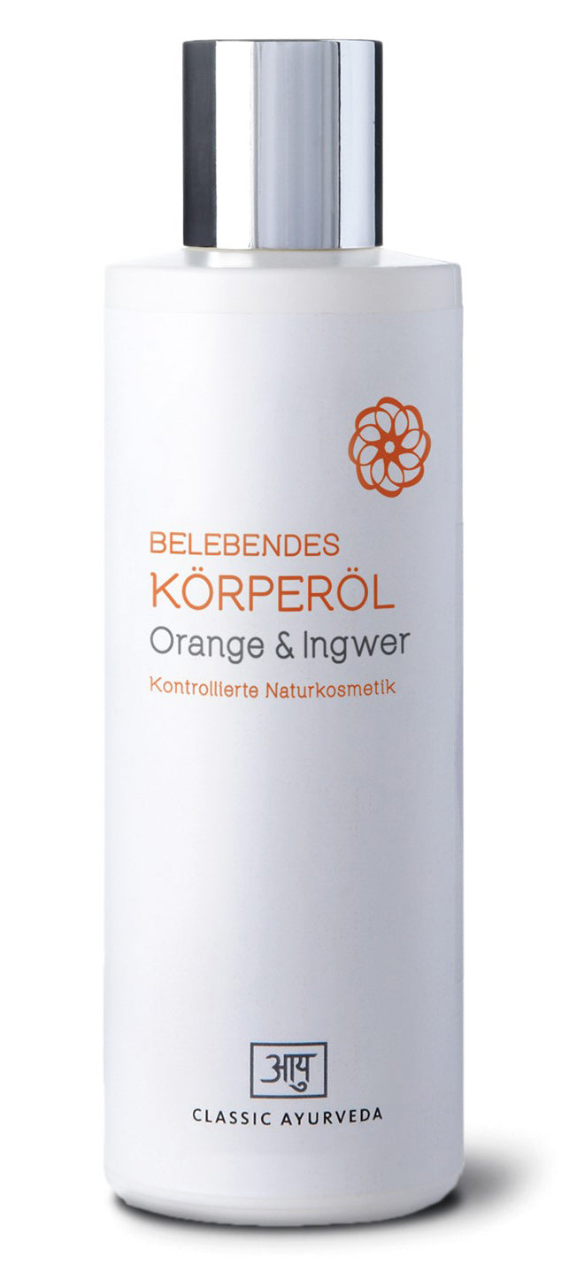 Belebendes Körperöl Orange & Ingwer, 200 ml - YOGISHOP