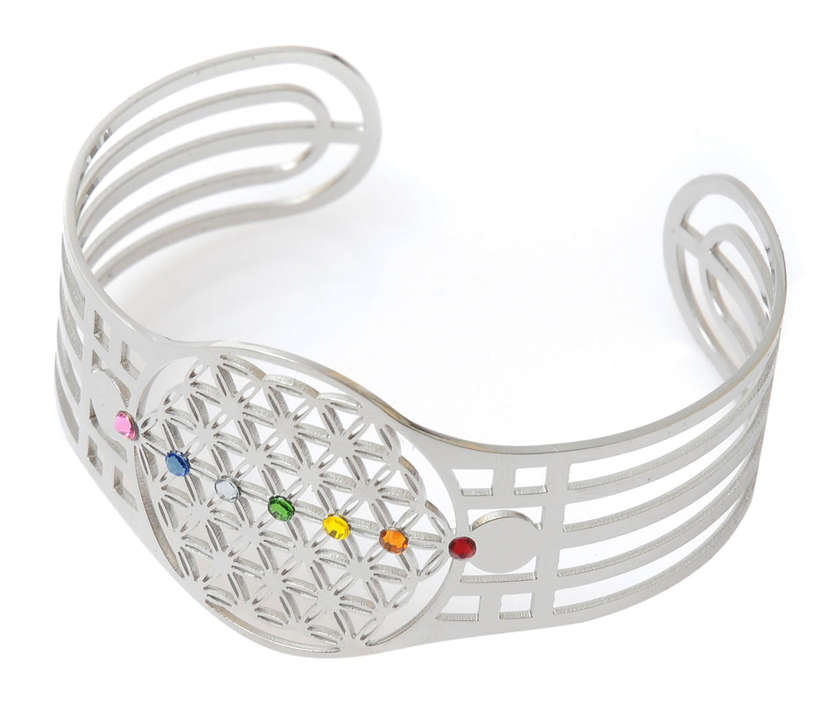 Blume des Lebens Armreif Chakra - YOGISHOP