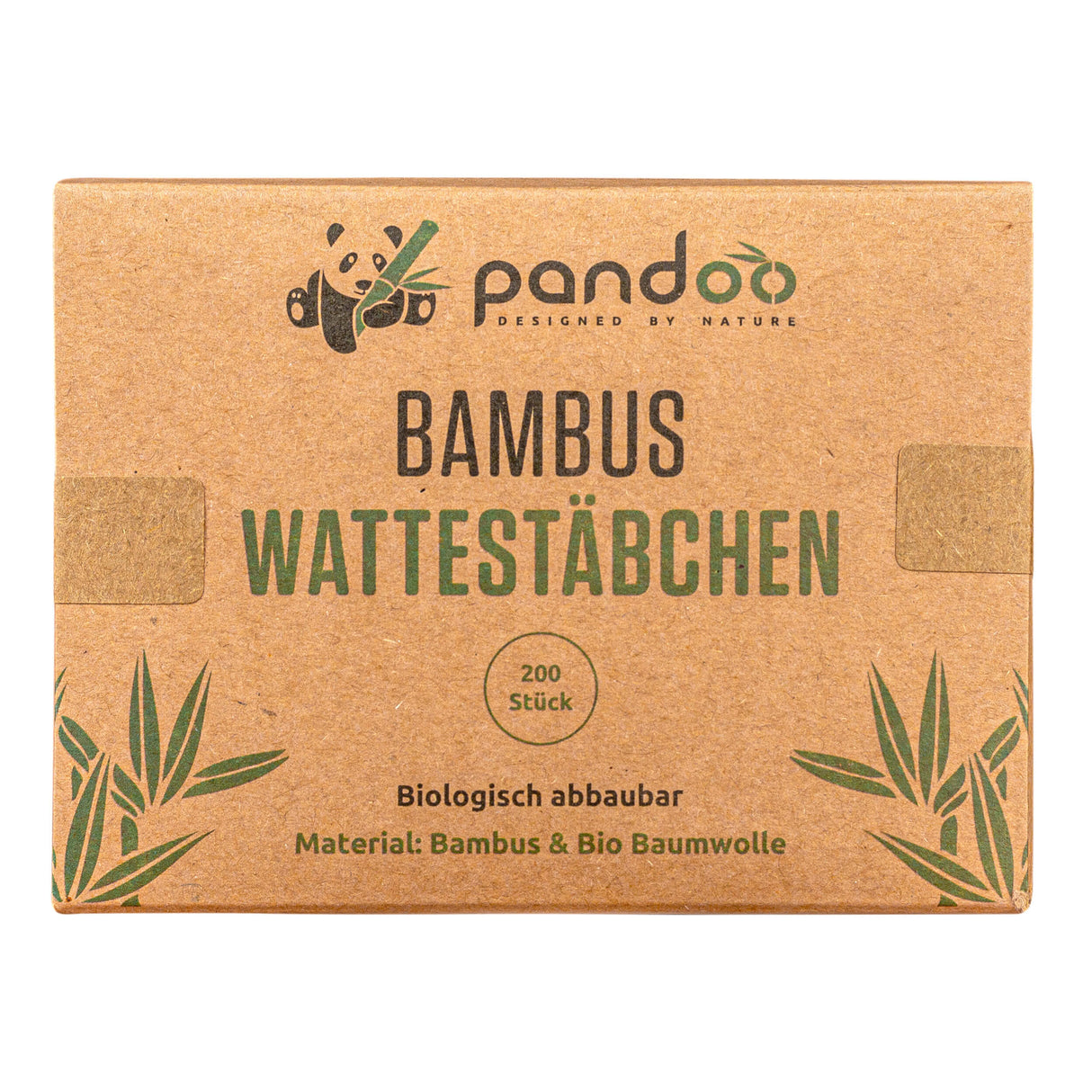 Wattestäbchen aus Bambus & Bio-Baumwolle, 200 St.