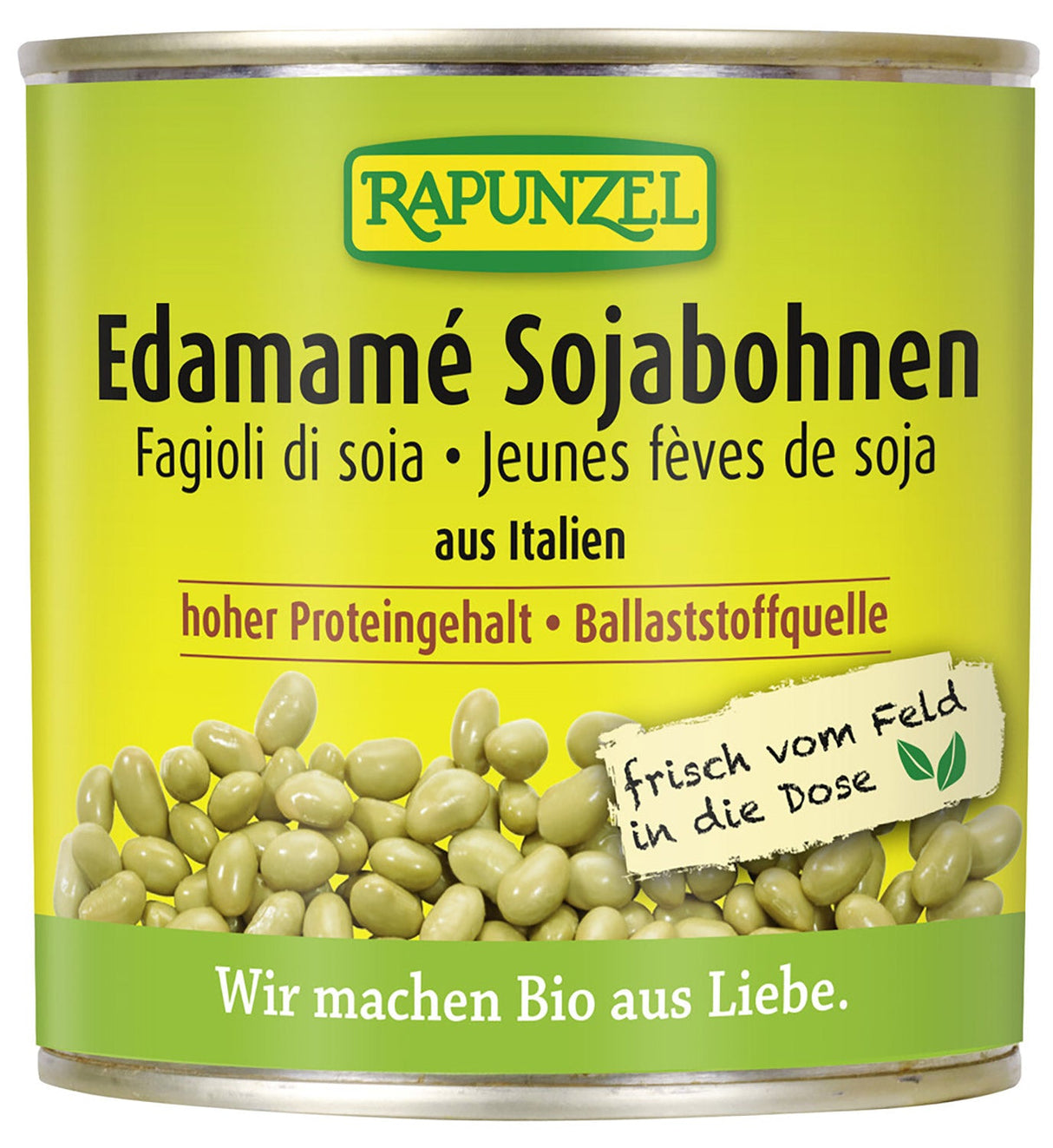 Bio Sojabohnen Edamamé, in der Dose, 200 g - YOGISHOP