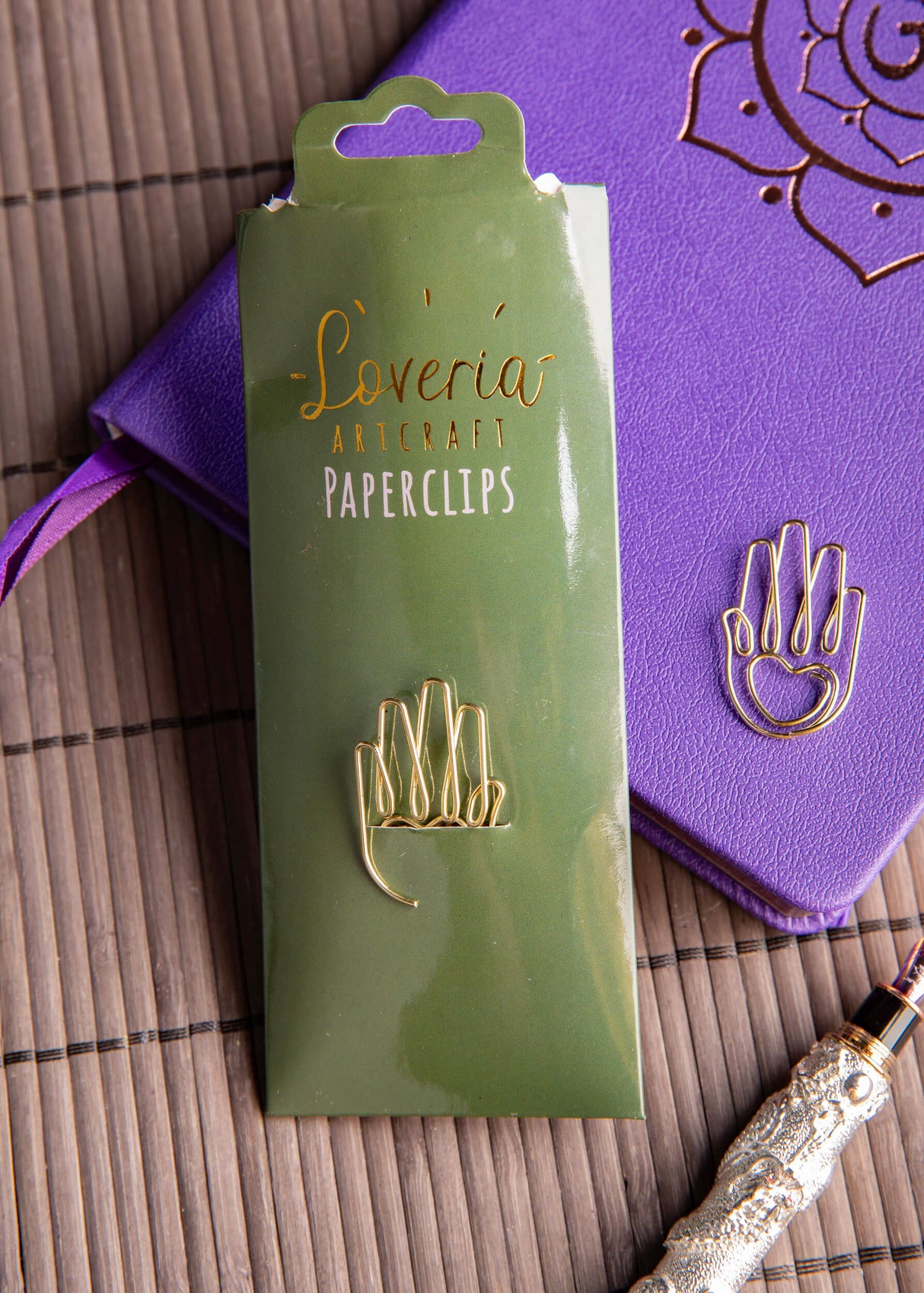 Paperclips Yoga Hand, 15 Stück - YOGISHOP