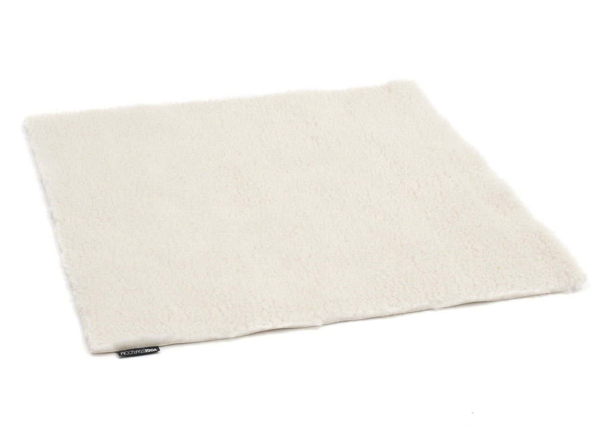 Futon/Meditationsunterlage naturweiss - 100 cm x 100 cm - YOGISHOP