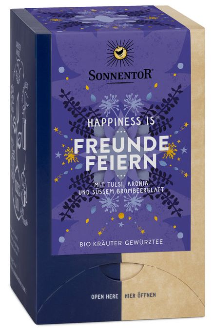 Bio Teemischung "Happiness is Freunde feiern", 27 g - YOGISHOP