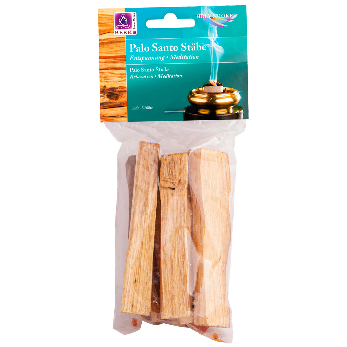 Palo Santo Holzstäbe, 5 Stück - YOGISHOP