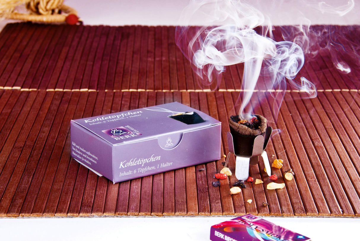 Kohletöpfchen, 6 Stück - AYURDEVA