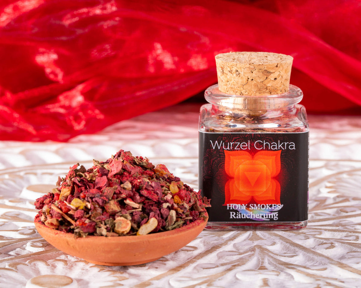 Räuchermischung Wurzel Chakra, 50 ml
