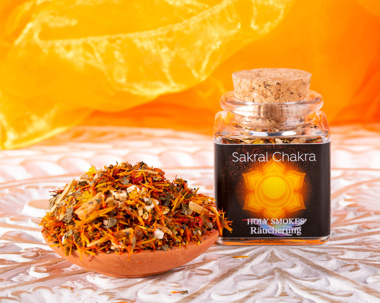 Räuchermischung Sakral Chakra, 50 ml - YOGISHOP