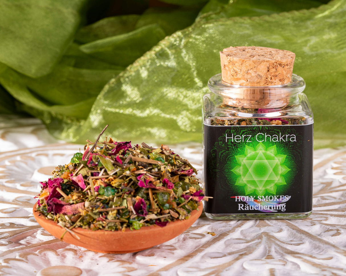 Räuchermischung Herz Chakra, 50 ml