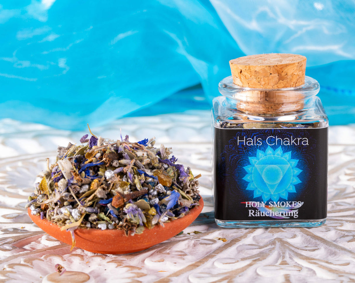 Räuchermischung Hals Chakra, 50 ml