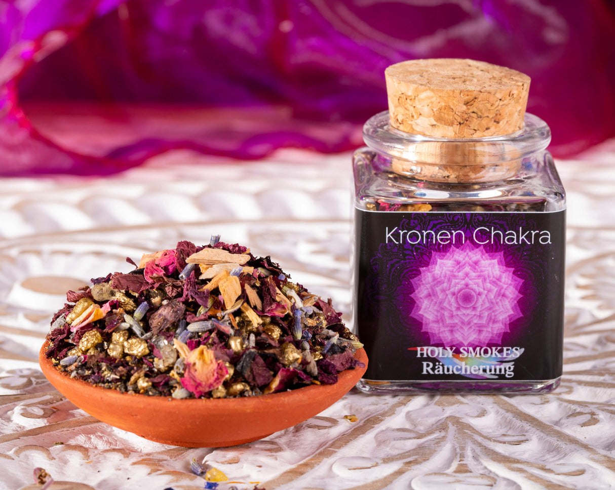 Räuchermischung Kronen Chakra, 50 ml