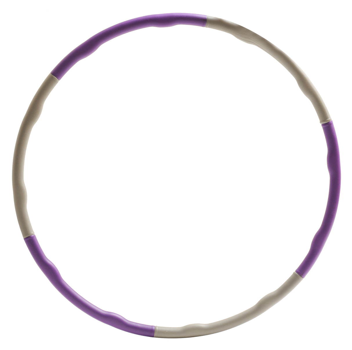 Hula-Reifen wave - violet/grey - steckbar
