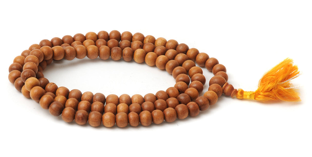 Mala-Kette aus Sandelholz - YOGISHOP