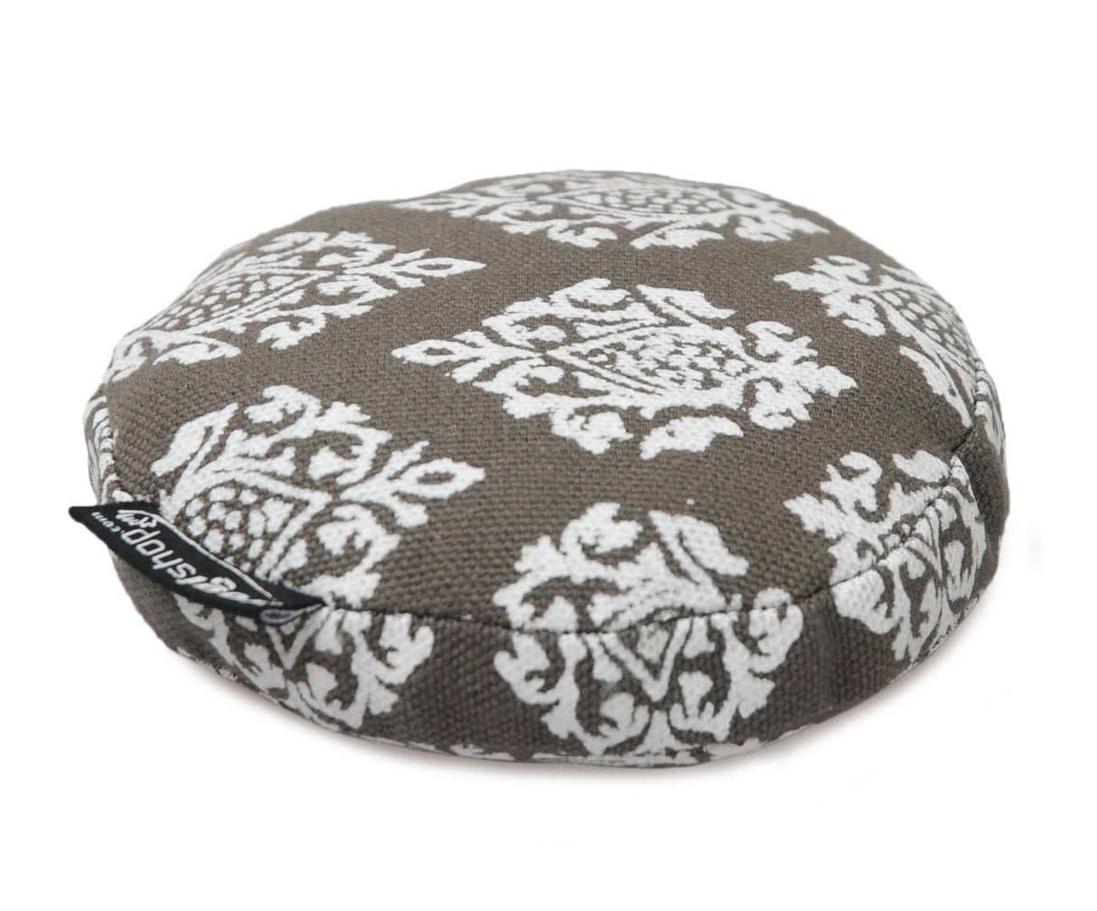 Klangschalenkissen rund - vintage - cotton, Ø 10 cm