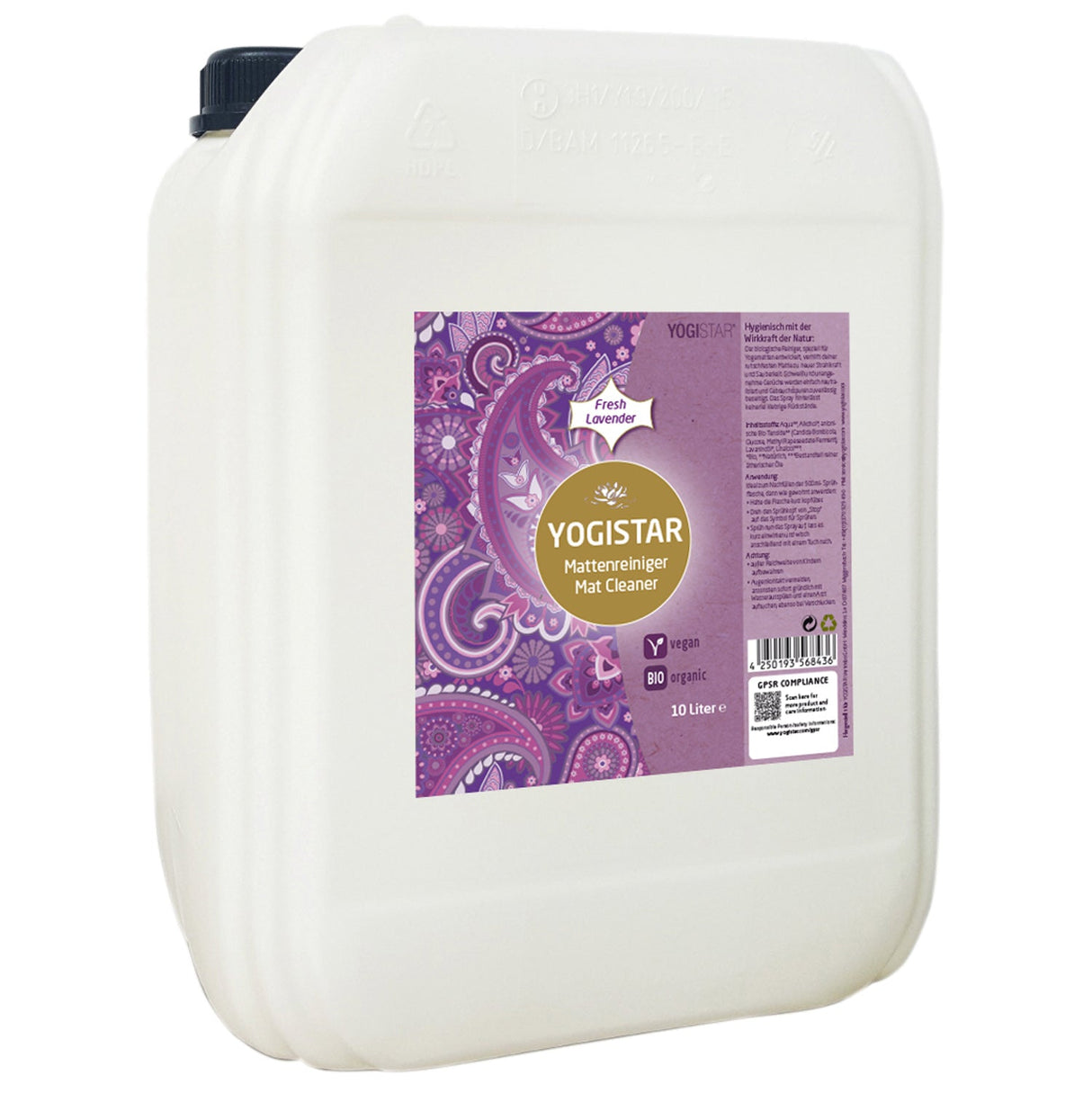 Organic Yoga Mat Cleaner - fresh lavender - 10 l