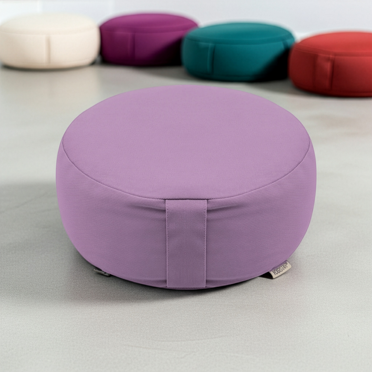 Meditationskissen - rund - Dhyana - organic cotton - AYURDEVA