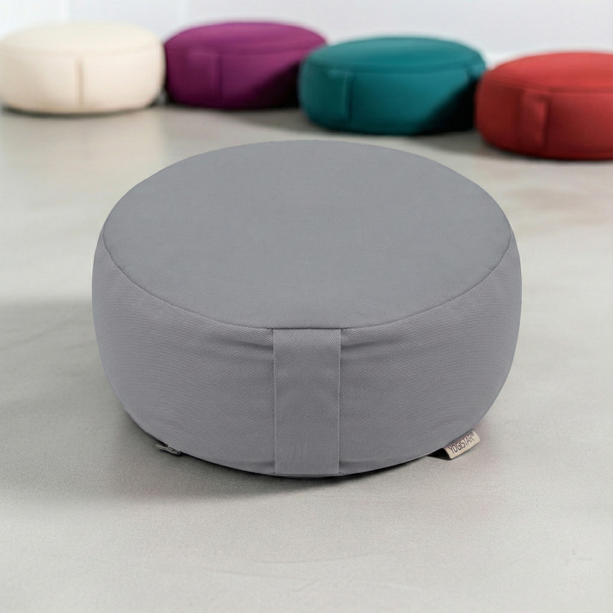 Meditationskissen - rund - Dhyana - organic cotton - AYURDEVA