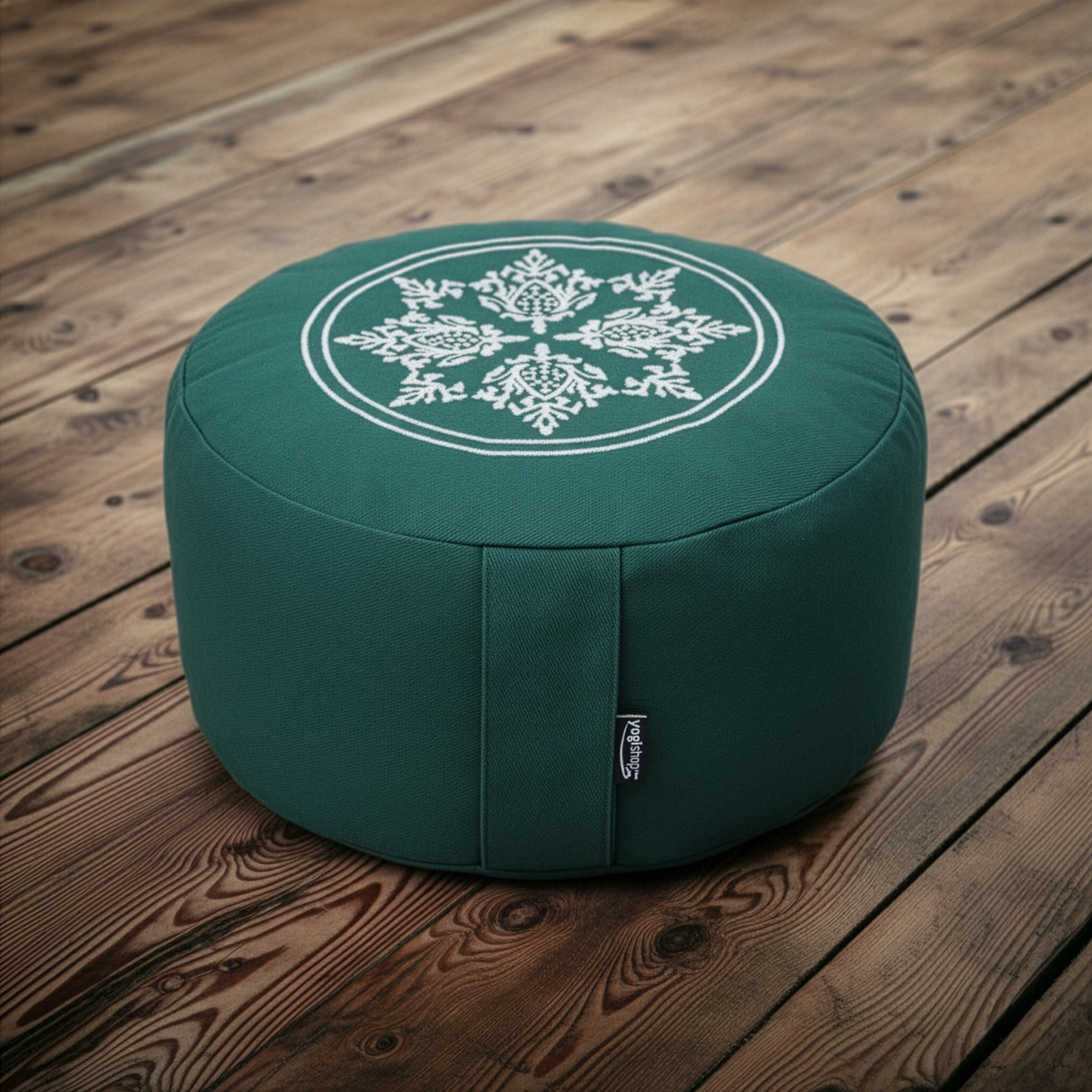 Meditationskissen rund - vintage - cotton - ø 30cm x 15cm - YOGISHOP