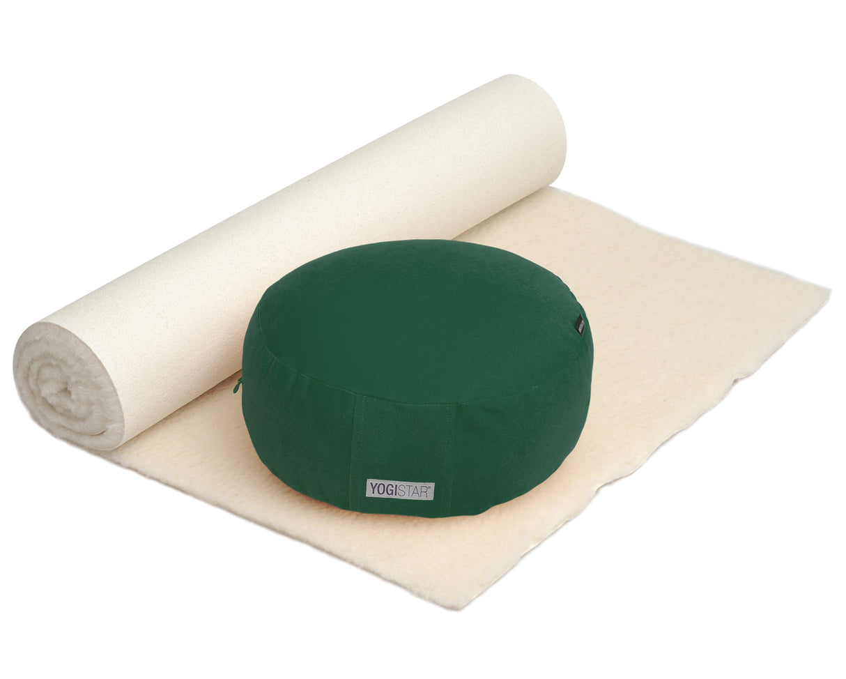 Yoga-Set Comfort Edition - Meditation natur 100 x 200 cm - YOGISHOP