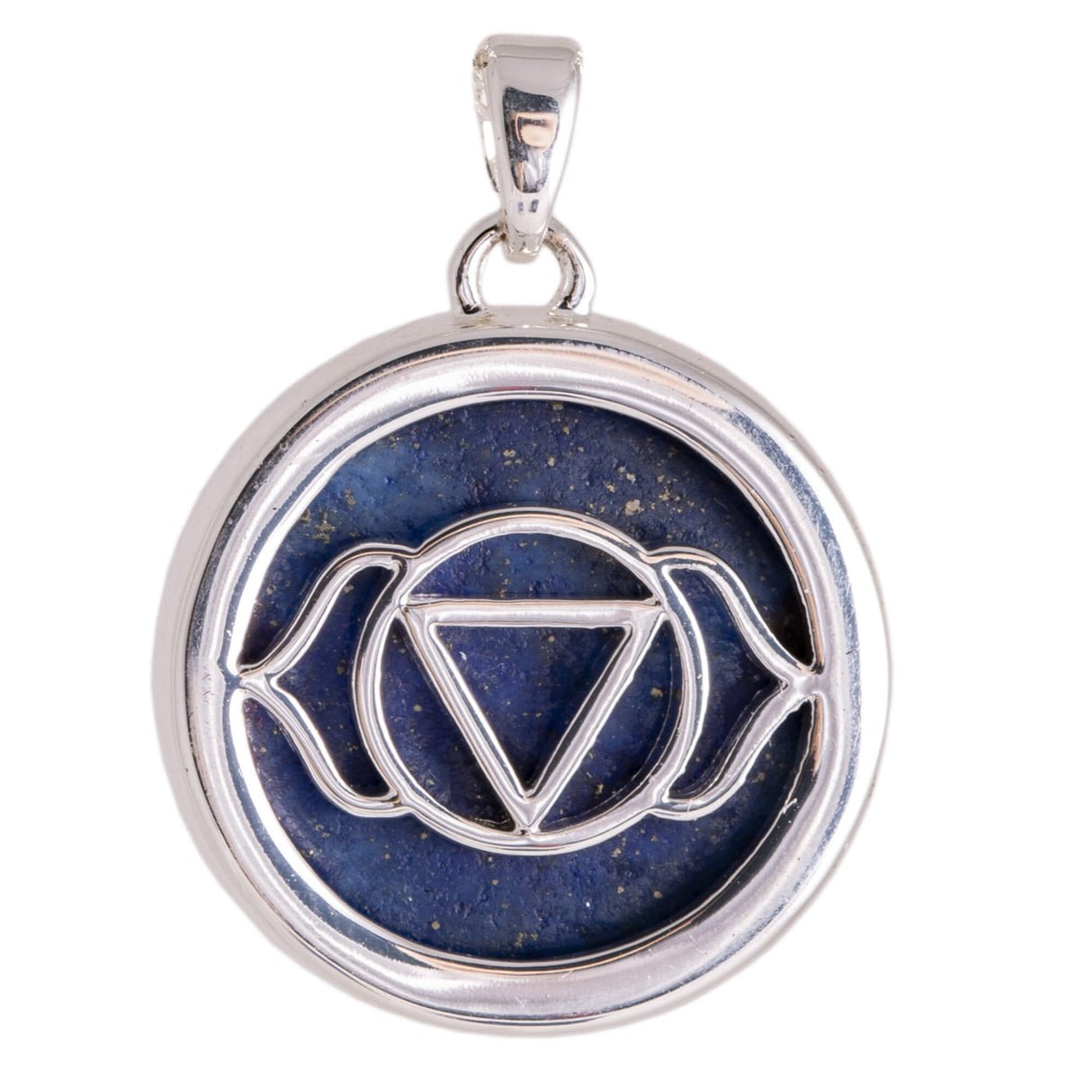 Stirn-Chakra Anhänger mit Lapislazuli und Kette - YOGISHOP