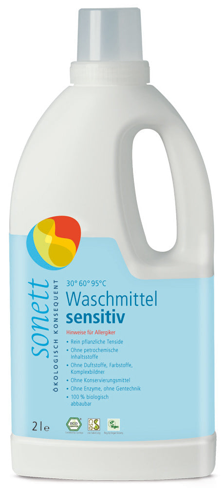 Waschmittel flüssig sensitiv, 2 l