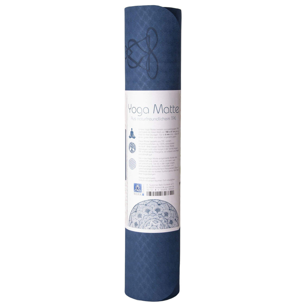 Yogamatte TPE ecofriendly - Blume des Lebens