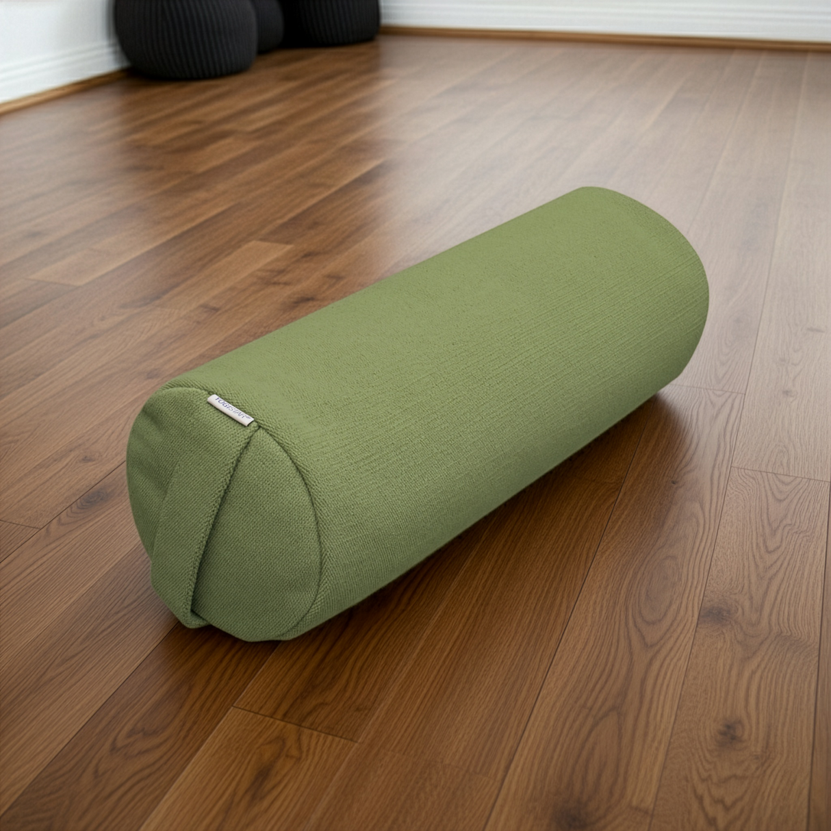 Yoga-Bolster yin - rund - Jute - YOGISHOP