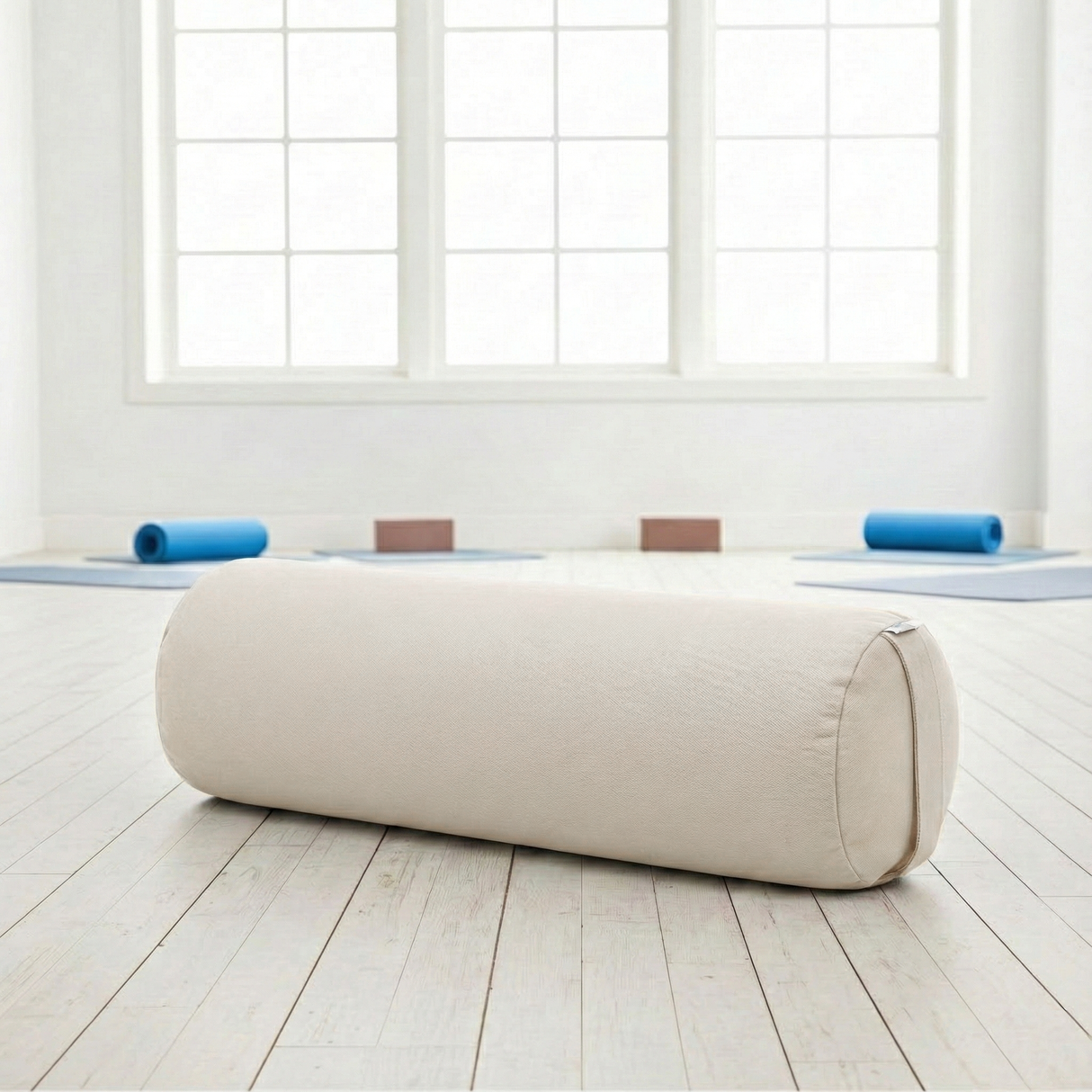 Yoga-Bolster yin - rund - Samtosha - organic cotton - YOGISHOP