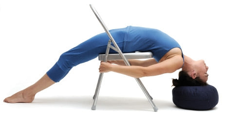 Yoga-Stuhl - silbergrau - YOGISHOP