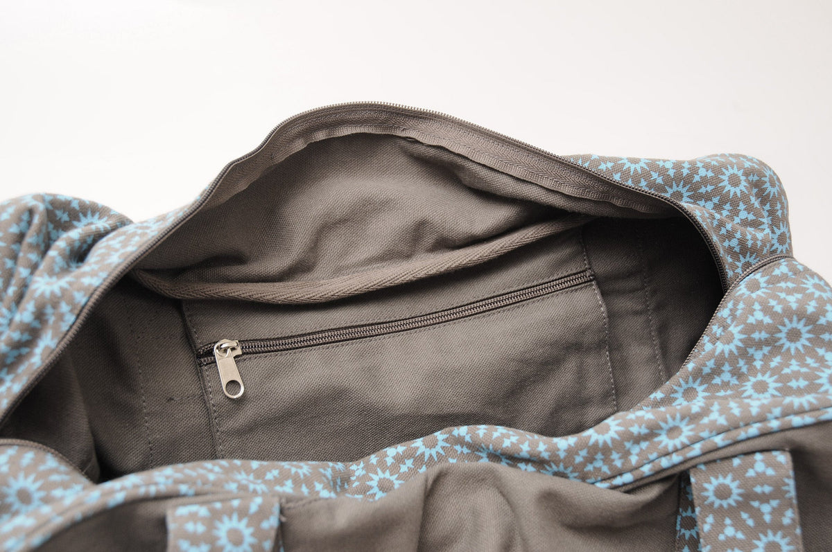 Yogatasche twin bag - take me two - taupe/turquoise
