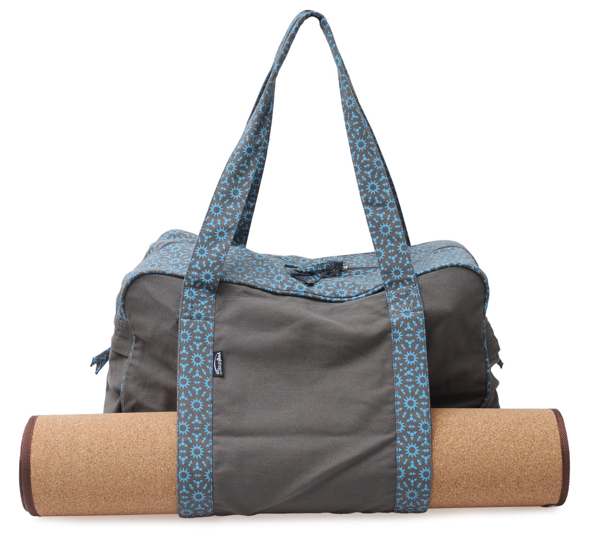 Yogatasche twin bag - take me two - taupe/turquoise - YOGISHOP