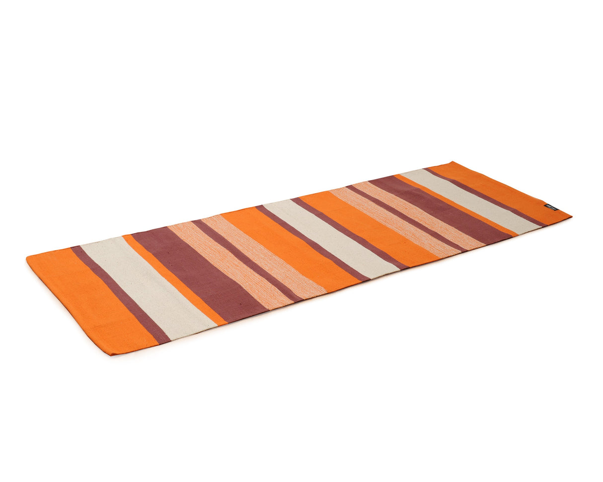 Yogateppich cotton rug - striped - YOGISHOP