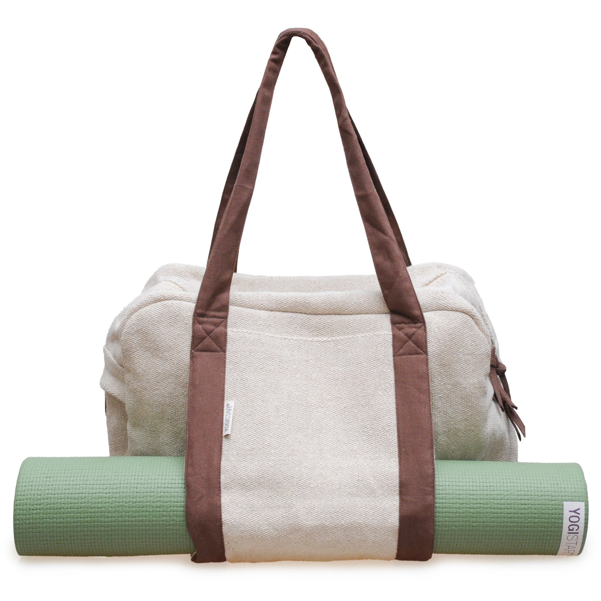 Yogatasche yogibag® all in one - jute - nature creme/taupe-grey - YOGISHOP