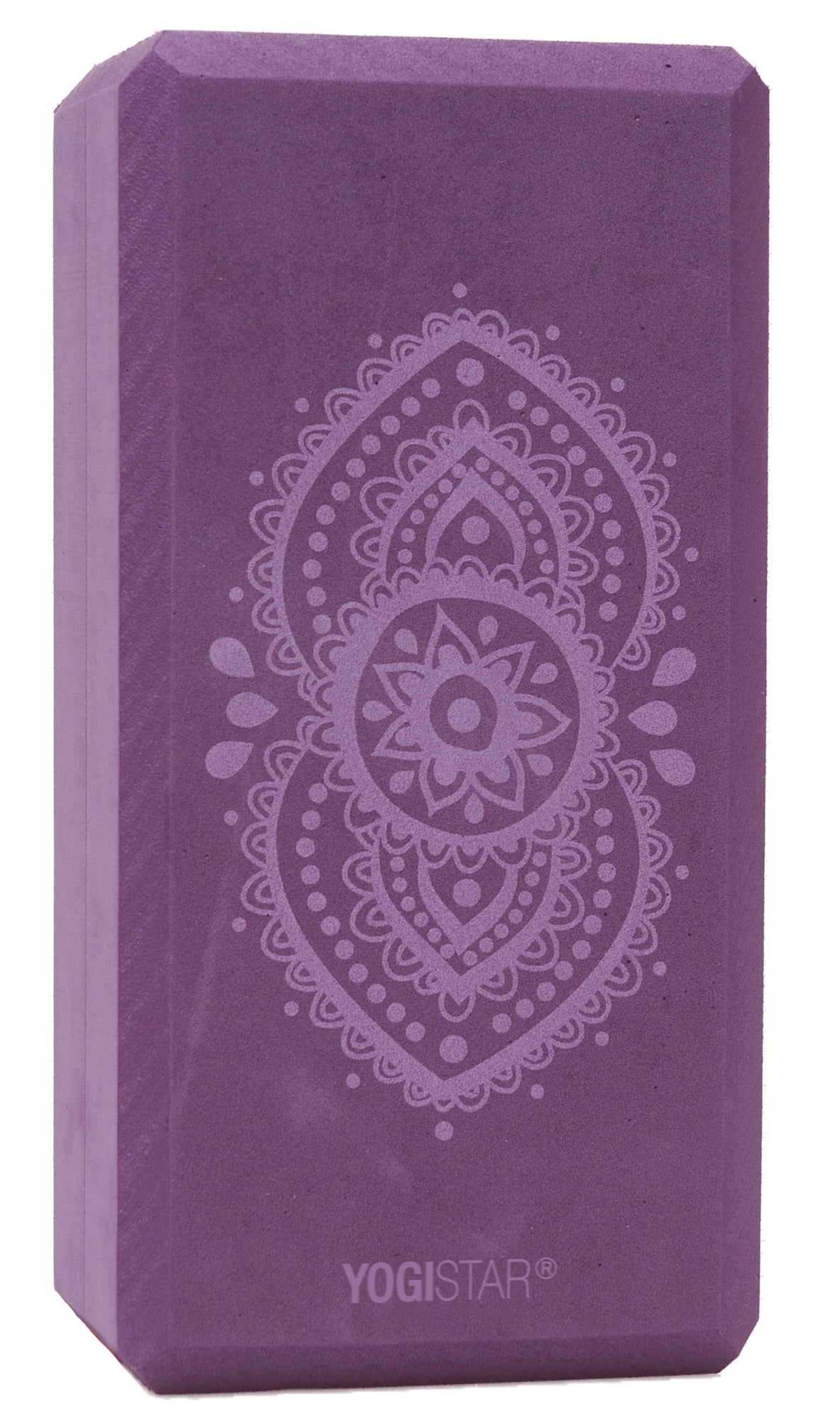 Yogablock yogiblock® basic - art collection - ajna chakra - aubergine - YOGISHOP